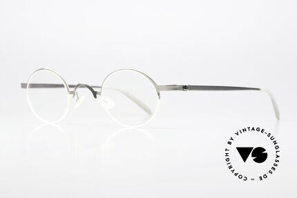 Lindberg 7005 Strip Titanium Runde Titanium Brille Unisex, so zeitlos, stilvoll und innovativ = Prädikat "VINTAGE", Passend für Herren und Damen