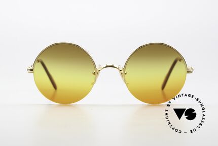 Cartier Mayfair - S Gläser Mit Dreifach Verlauf, kleine runde Sonnenbrille in Größe 45°20, 135, Passend für Herren und Damen