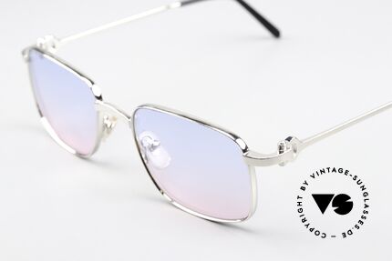 Cartier Temper 90er Brille Platin Gebürstet, 2.hand im neuwertigen Zustand; inkl. original Box, Passend für Herren
