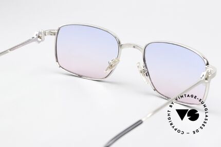 Cartier Temper 90er Brille Platin Gebürstet, KEINE Retrobrille, sondern ein 25 Jahre altes Unikat, Passend für Herren