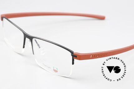 Tag Heuer 3921 Reflex Halbrand Titanium Brille, sportlicher und luxuriöser Lifestyle für Männer, Passend für Herren