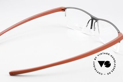 Tag Heuer 3921 Reflex Halbrand Titanium Brille, KEINE Retrobrille, sondern ein Original von 2006, Passend für Herren