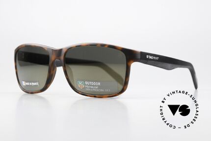Tag Heuer 583 Sportsonnenbrille Polycarbonate, leicht verspiegelte Polycarbonate-Gläser 100% UV, Passend für Herren