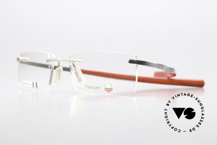 Tag Heuer 0302 Reflex Reflex Metallic Temples, preisgekrönte Reflex Metallic "Racing" Bügel!, Passend für Herren