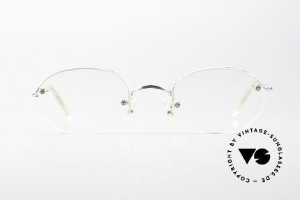 Algha Parklane 12k Gold Filled Fassung, rhodinierte, randlose Brille (G.F. 12kt Gold-Filled), Passend für Herren und Damen
