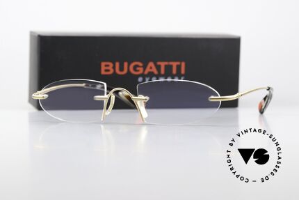Bugatti 356 Odotype Sportliche Herrenbrille Randlos, sehr spezielle Glasform; RANDLOS eingefasst, Passend für Herren Bugatti 356 Odotype Sportliche Herrenbrille Randlos, sehr spezielle Glasform; RANDLOS eingefasst, Passend für Herren