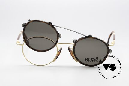 BOSS 4707 Sonnenclip Panto Brille 90er, Größe: medium, Passend für Herren