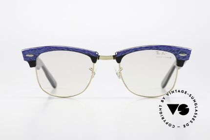Ray Ban Clubmaster Hybrid Customized Einzelstück, damalige Sonderanfertigung im Kundenauftrag, Passend für Herren und Damen