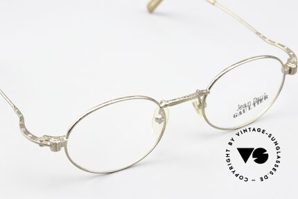 Jean Paul Gaultier 55-6105 Vintage Fassung Antik Gold, KEINE Retromode, sondern ein 30 Jahre altes Original, Passend für Herren und Damen