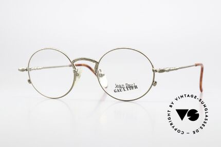 Jean Paul Gaultier 55-4171 90er Designerbrille Antik Gold Details