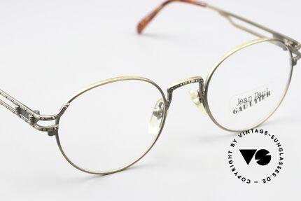 Jean Paul Gaultier 55-4170 Designer Panto Brille 1996, KEINE retro Brille; ein ca. 30 Jahre altes Unikat!, Passend für Herren und Damen