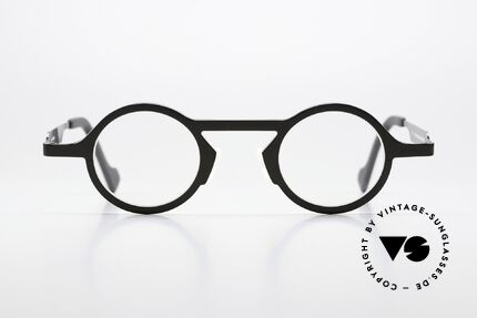 Theo Belgium Africa Runde Designerbrille Unisex, runde Brillenform - sehr markant interpretiert, Passend für Herren und Damen