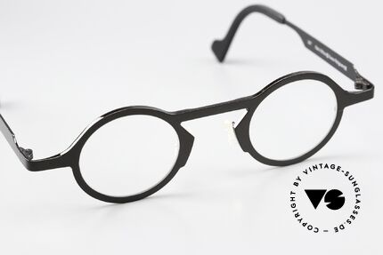 Theo Belgium Africa Runde Designerbrille Unisex, ungetragen (wie alle unsere vintage Theo Brillen), Passend für Herren und Damen