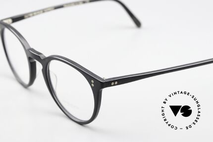 Oliver Peoples O'Malley Mattschwarze Brille Von 2017, ein Lieblingsmodell von O.P. Firmengründer Larry Leight, Passend für Herren und Damen