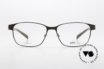 Götti Odin Titan Brille Made In Japan, eine superleichte Titanium-Fassung, made in Japan, Passend für Herren und Damen