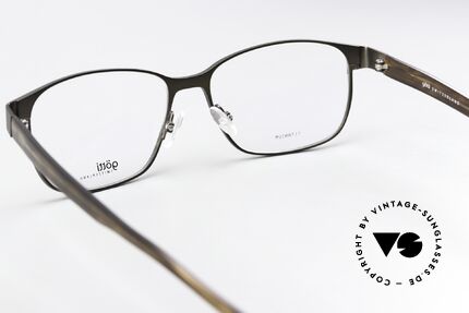 Götti Odin Titan Brille Made In Japan, die DEMO-Gläser können beliebig getauscht werden, Passend für Herren und Damen