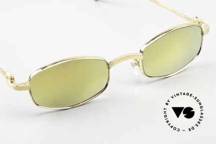 Cartier Ginger Luxus Brille Gold Verspiegelt, 2. hand im absolut neuwertigen Zustand (kratzerfrei), Passend für Herren und Damen