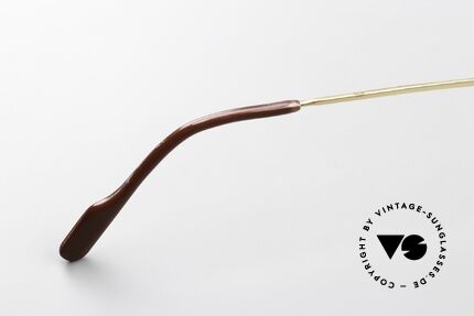 Cartier River Goldene Luxus Brille Eckig, KEINE RETRO Cartier Brille; ein Original von 2006!, Passend für Herren
