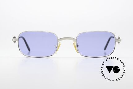 Cartier Dreamer - M Luxus Brille Brushed Platinum, edles & zeitloses Design; medium Größe 50°23, 140, Passend für Herren
