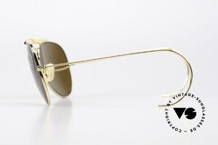 Ray Ban Outdoorsman Super Seltene 58mm Größe, braune B15-Mineralgläser mit der B&L Gravur, Passend für Herren und Damen