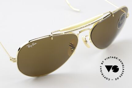 Ray Ban Outdoorsman Super Seltene 58mm Größe, ungetragen mit vollständiger OVP; Sammlerbrille, Passend für Herren und Damen