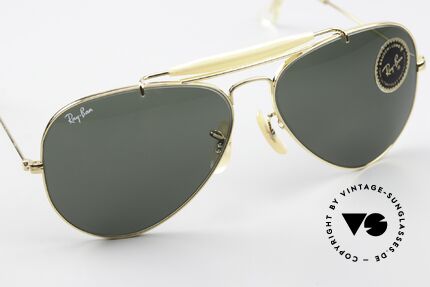 Ray Ban Outdoorsman USA Aviator Sonnenbrille, ungetragen mit vollständiger OVP; Sammlerbrille, Passend für Herren und Damen