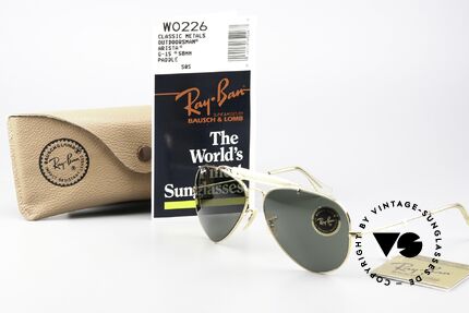 Ray Ban Outdoorsman USA Aviator Sonnenbrille, Größe: medium, Passend für Herren und Damen