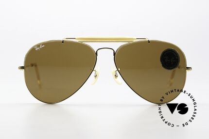 Ray Ban Outdoorsman Klassiker In 58mm Größe, Classic Metals Outdoorsman, Arista B-15, 58/14, Passend für Herren und Damen