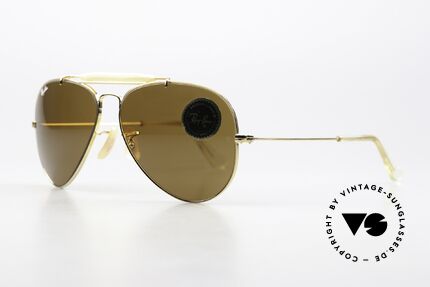 Ray Ban Outdoorsman Klassiker In 58mm Größe, die vintage Pilotenbrille schlechthin; Klassiker!, Passend für Herren und Damen