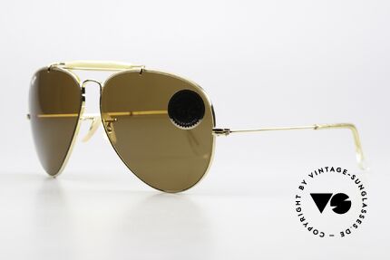 Ray Ban Outdoorsman II Aviator Klassiker In 62mm, die vintage Pilotenbrille schlechthin; Bez. L9802, Passend für Herren Ray Ban Outdoorsman II Aviator Klassiker In 62mm, die vintage Pilotenbrille schlechthin; Bez. L9802, Passend für Herren