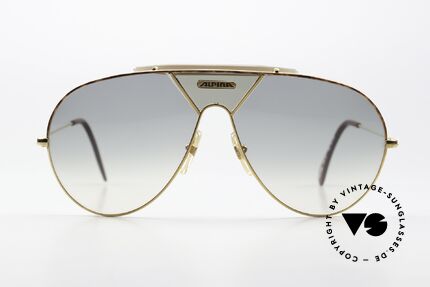 Alpina TR4 Miami Vice Sonnenbrille 80er, getragen von Don Johnson in Kultserie 'Miami Vice', Passend für Herren