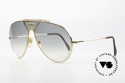 Alpina TR4 Miami Vice Sonnenbrille 80er, altes Original von 1986 (W.Germany); in Gr. 60-14, Passend für Herren