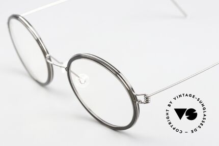 Lindberg Cameron 48 Air Titan Rim Runde Brille Damen Herren, vielfach ausgezeichnet hinsichtlich Qualität und Design, Passend für Herren und Damen