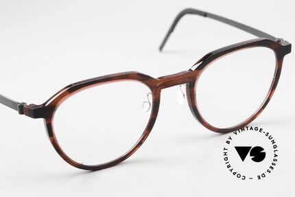 Lindberg 1046 Acetanium Designerbrille Panto Large, ungetragenes Designerstück mit original Lindberg Etui, Passend für Herren und Damen