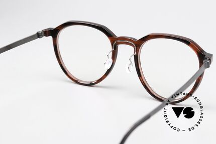 Lindberg 1046 Acetanium Designerbrille Panto Large, diese Qualitätsfassung ist natürlich beliebig verglasbar, Passend für Herren und Damen