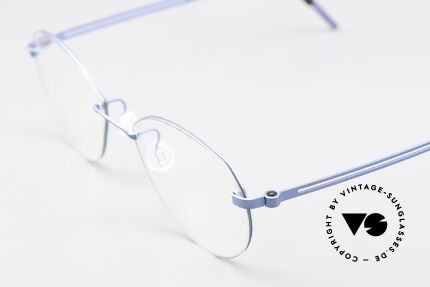 Lindberg 2379 Strip Titan Randlosbrille Feiner Rand, sehr flexibel & elastisch (Glasform ist ggf. veränderbar), Passend für Herren und Damen