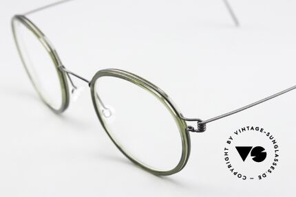 Lindberg Lex 49 Air Titan Rim Panto Brille Damen Herren, zeitlose Rahmenform: Damen- und Herrenbrille zugleich, Passend für Herren und Damen