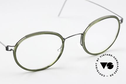 Lindberg Lex 49 Air Titan Rim Panto Brille Damen Herren, Fassung kann beliebig (optisch / Sonne) verglast werden, Passend für Herren und Damen