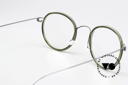 Lindberg Lex 49 Air Titan Rim Panto Brille Damen Herren, Größe: large, Passend für Herren und Damen