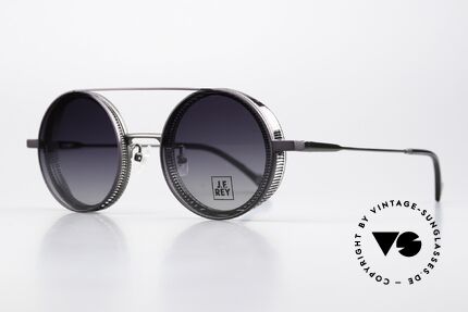 JF Rey 3025 Designerbrille Mit Clip-On, color 0019 = anthrazit / grau-kristall gemustert, Passend für Herren und Damen