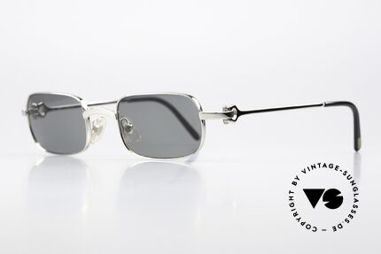 Cartier Dreamer - M 90er Platin Sonnenbrille, glatte Platin-Legierung "smooth platinum finish", Passend für Herren und Damen