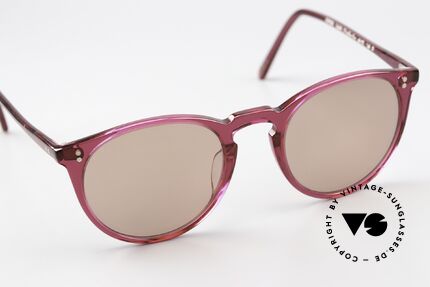 Oliver Peoples O'Malley Himbeer Rahmen Panto Stil, hier Modell OV5183S 1643PO O'Malley Sun, Größe 48x22, Passend für Herren und Damen