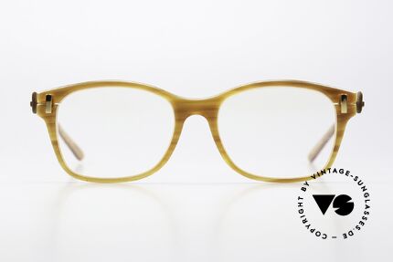 Hoffmann V7420 Understatement Brille Luxus, einzigartige Naturhornbrille aus der V-Line Collection, Passend für Herren und Damen