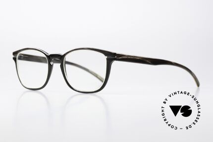 Hoffmann Apart SN Naturbrille Unisex Horn, aus den Naturmaterialien (Horn) gefertigt, Größe 48-18, Passend für Herren und Damen