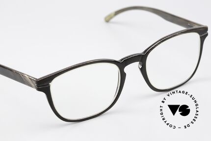 Hoffmann Apart SN Naturbrille Unisex Horn, pures Understatement, denn komplett ohne Marken-Logo, Passend für Herren und Damen