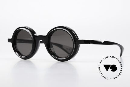 Piero Massaro 381 Limited Edition In Schwarz, eine außergewöhnlich interessante Unisexbrille, Passend für Herren und Damen
