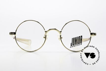 Jean Paul Gaultier 57-0173 Vergoldete Vintage Brille, Modell 57-0173, Größe 46/22, GP = Gold Plated, Passend für Herren und Damen