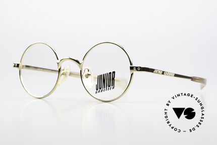 Jean Paul Gaultier 57-0173 Vergoldete Vintage Brille, eines der TOP-Modelle der Junior Gaultier Series, Passend für Herren und Damen