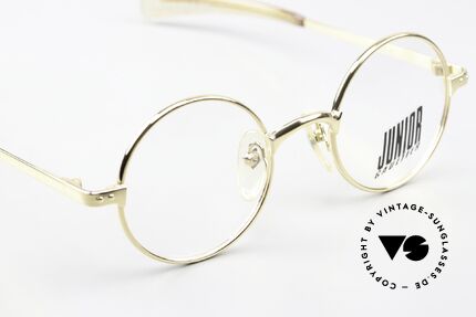 Jean Paul Gaultier 57-0173 Vergoldete Vintage Brille, herausragende 90er Qualität: Murai, made in Japan, Passend für Herren und Damen