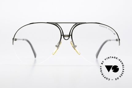 Porsche 5627 90er Nylor Aviator Brille, rahmenlos = sehr leicht und hoher Tragekomfort, Passend für Herren und Damen